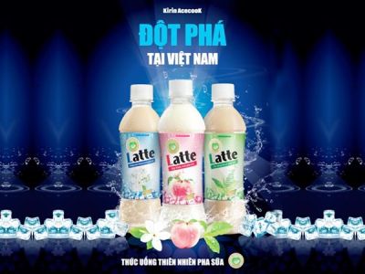 Nước uống thiên nhiên Pha sữa Latte