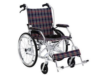 Xe lăn nhôm du lịch X63 (gấp gọn- thắng sau- 9kg)