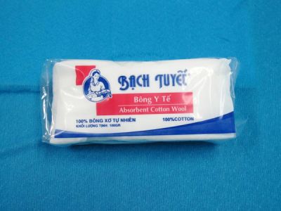 Bông y tế 100 GR Bạch Tuyết